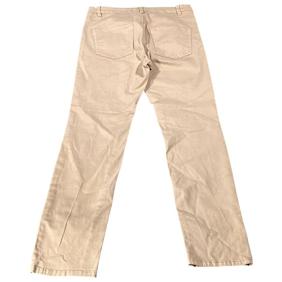 LOGG HM Jeans Womens 10 Tan Beige Straight Classic Everyday Boho Chic Minimalist - Picture 3 of 16